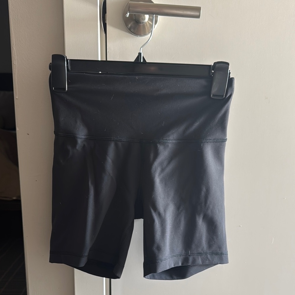 COPY - Lululemon Athletica Black Bike Shorts with Elastic Waistband